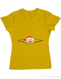 Tricou ADLER dama Peek a boo winter Galben