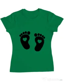 Tricou ADLER dama Picioruse Verde mediu