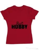 Tricou ADLER dama Best hubby Rosu
