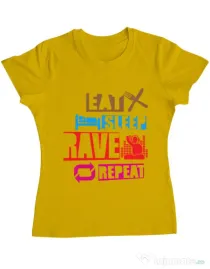 Tricou ADLER dama Raver Galben