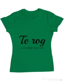 Tricou ADLER dama Nu ma intrerupe Verde mediu
