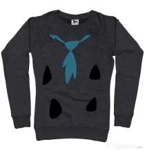 Bluza ADLER dama Flinstone costume Negru melanj
