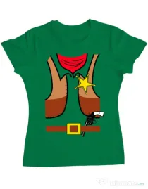 Tricou ADLER dama Cowboy Suit 1 Verde mediu