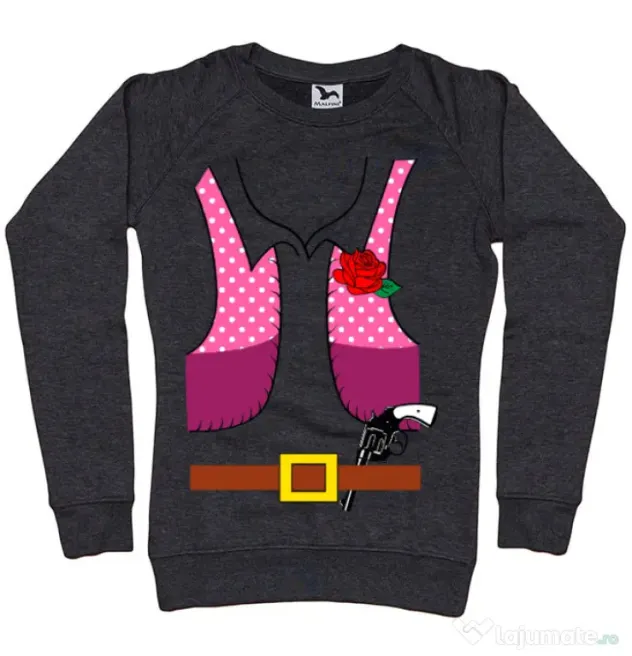 Bluza ADLER dama Cowboy suit 2 Negru melanj