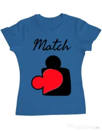 Tricou ADLER dama Perfect match Albastru azuriu