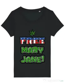 Tricou STANLEY STELLA dama Free Mary Jane Negru