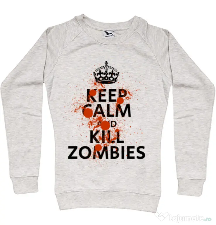 Bluza ADLER dama Kill zombies Migdala melanj