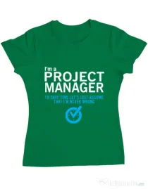 Tricou ADLER dama Project manager Verde mediu