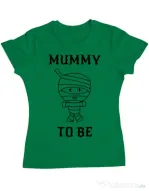 Tricou ADLER dama Mummy to be boy Verde mediu