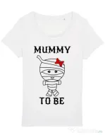 Tricou STANLEY STELLA dama Mummy to be girl Alb