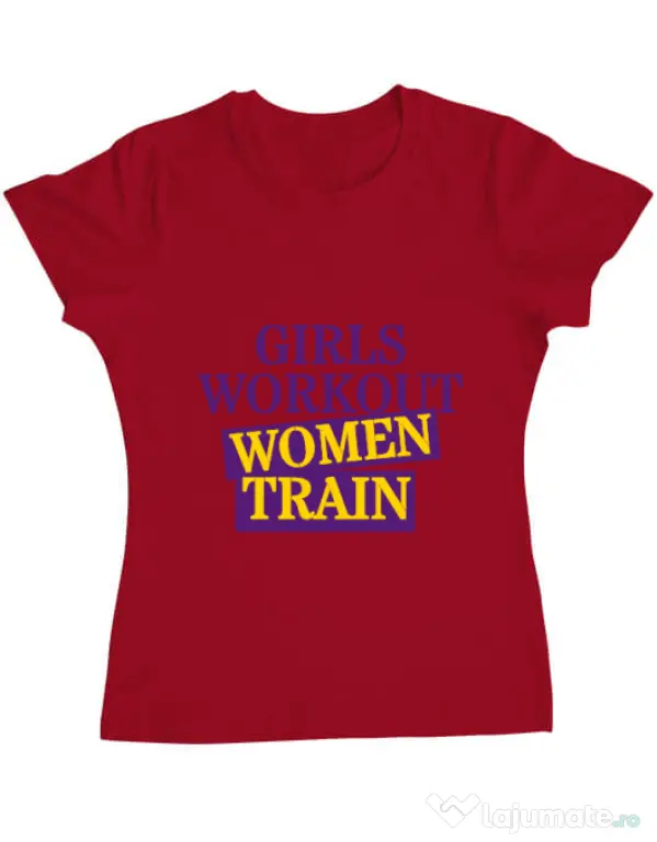 Tricou ADLER dama Women train Rosu