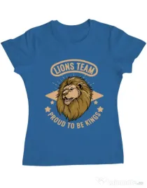 Tricou ADLER dama Lions team Albastru azuriu