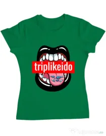 Tricou ADLER dama Trip like I do Verde mediu
