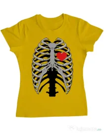 Tricou ADLER dama Dead lover Galben