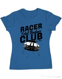 Tricou ADLER dama Total badass Albastru azuriu