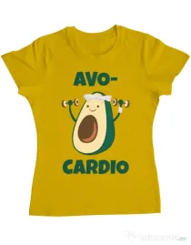 Tricou ADLER dama Avo-cardio Galben