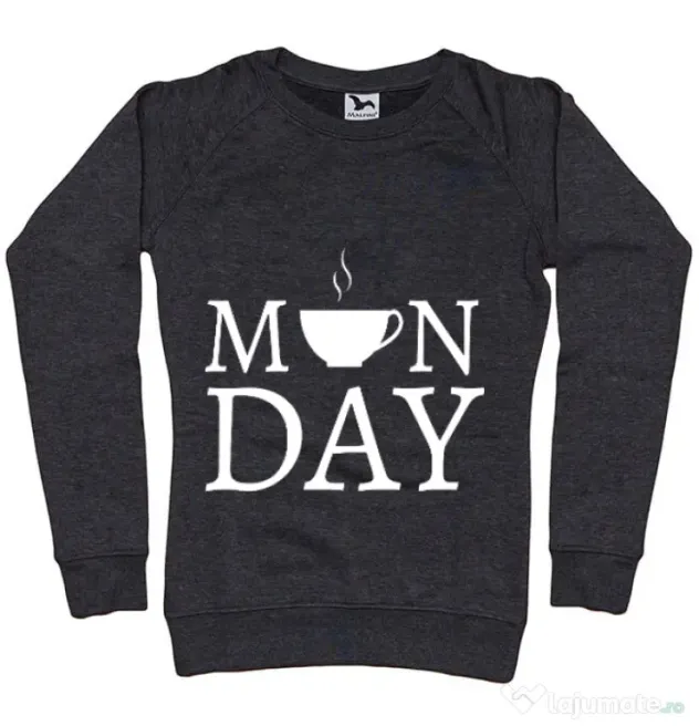 Bluza ADLER dama Monday coffee Negru melanj
