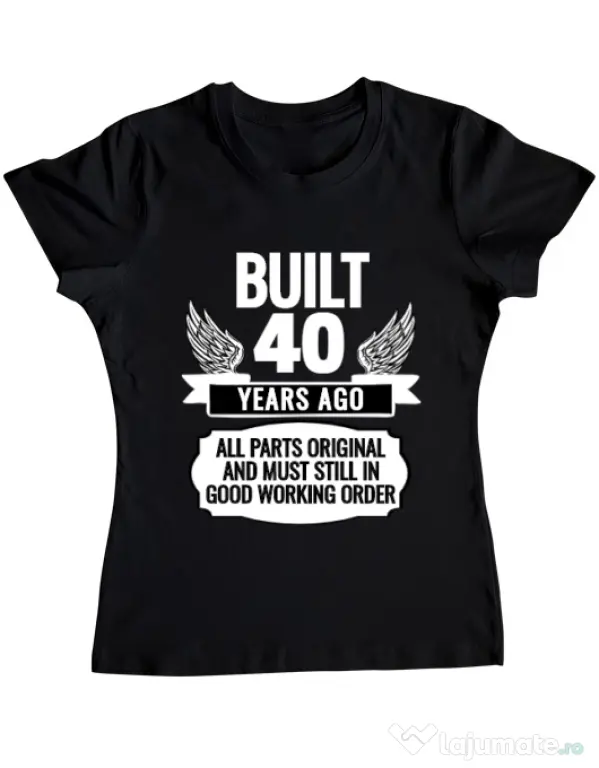 Tricou ADLER dama Original parts Negru