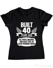 Tricou ADLER dama Original parts Negru