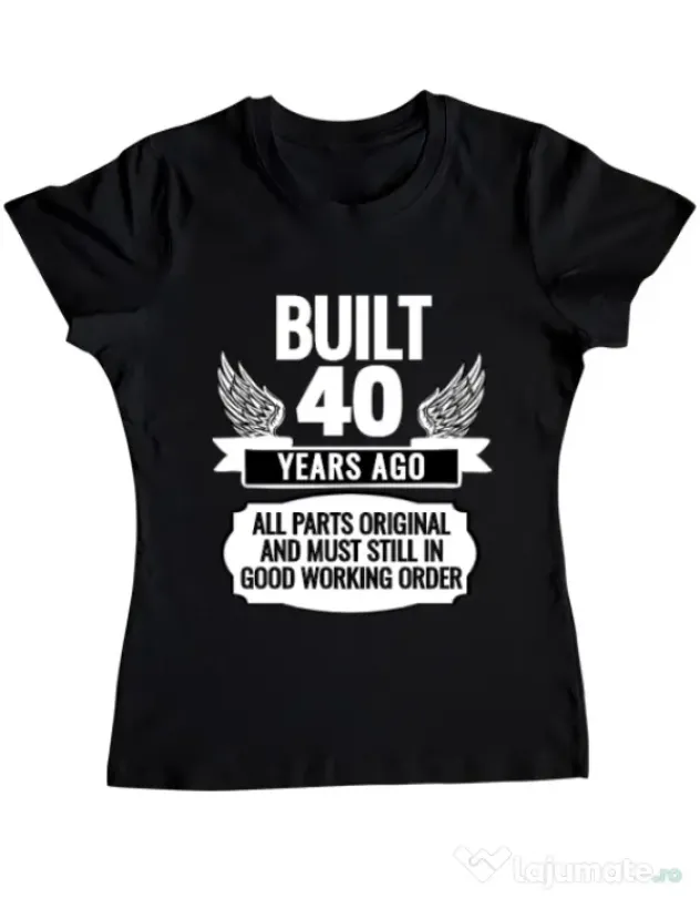 Tricou ADLER dama Original parts Negru