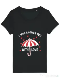 Tricou STANLEY STELLA dama Raining love Negru