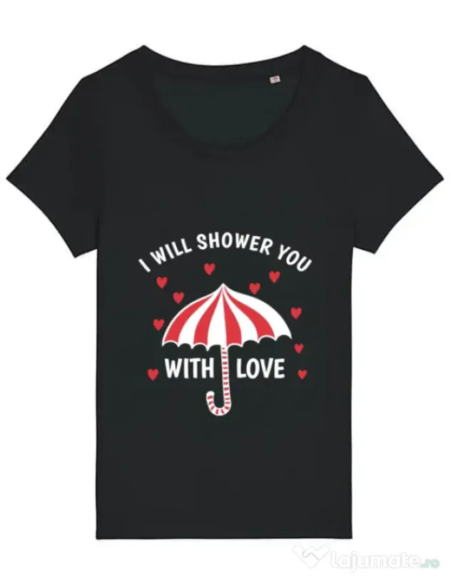 Tricou STANLEY STELLA dama Raining love Negru