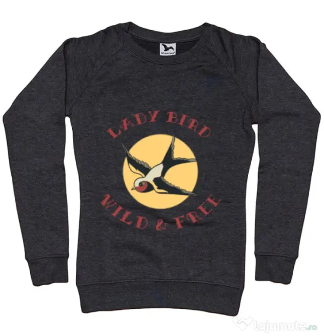 Bluza ADLER dama Ladybird Negru melanj