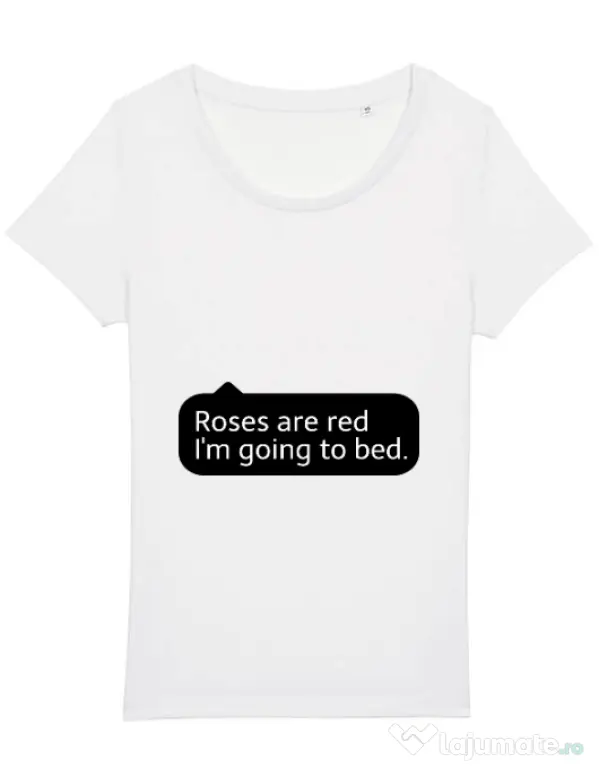 Tricou STANLEY STELLA dama Roses are red Alb