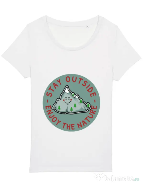 Tricou STANLEY STELLA dama Stay outside Alb