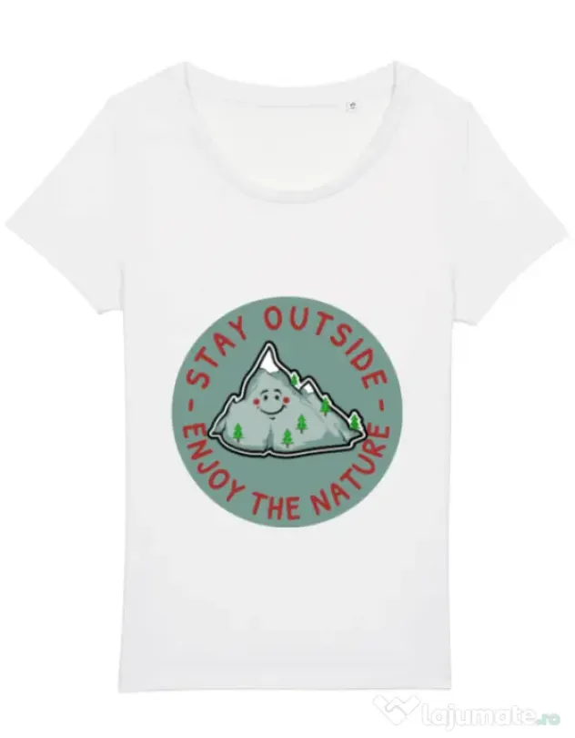 Tricou STANLEY STELLA dama Stay outside Alb