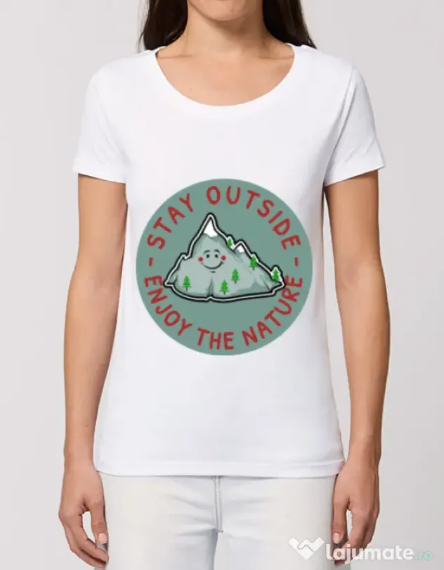 Tricou STANLEY STELLA dama Stay outside Alb