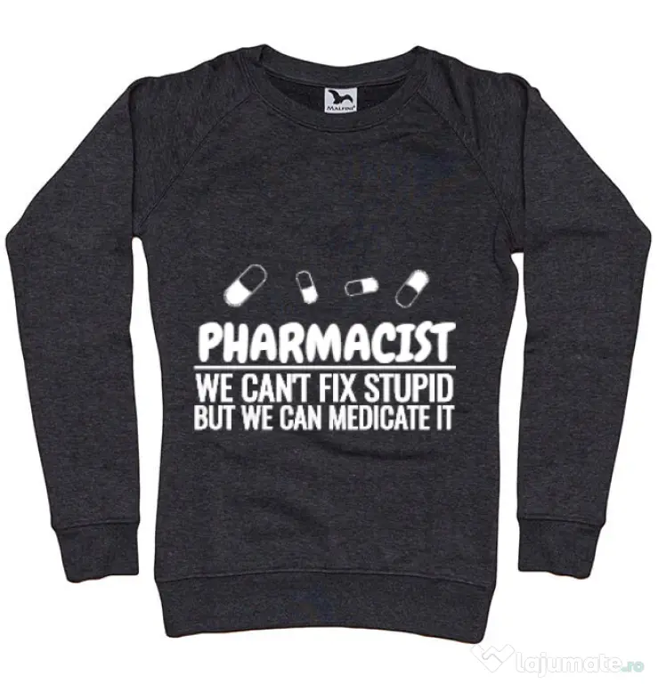 Bluza ADLER dama Pharmacist Negru melanj