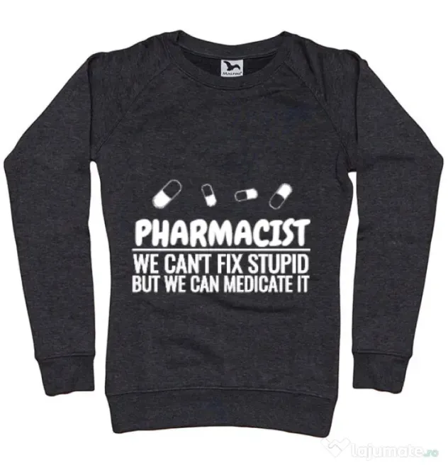 Bluza ADLER dama Pharmacist Negru melanj
