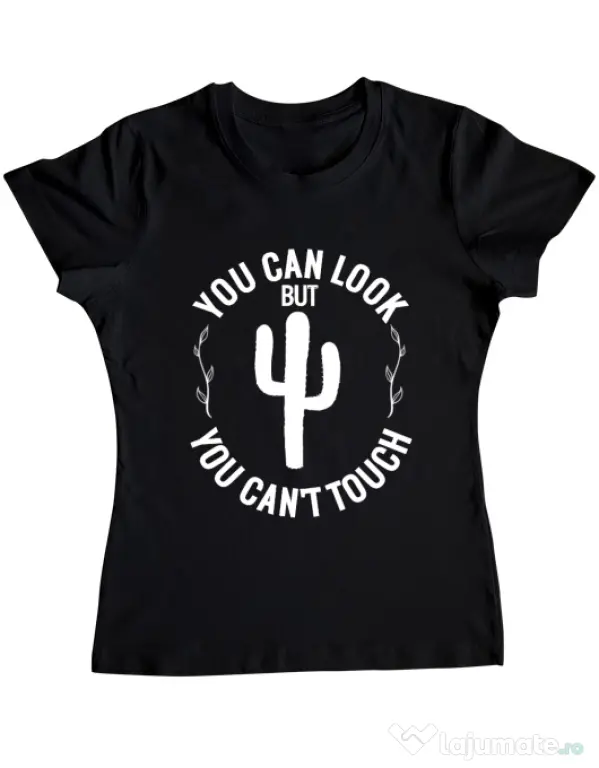 Tricou ADLER dama You can’t touch Negru