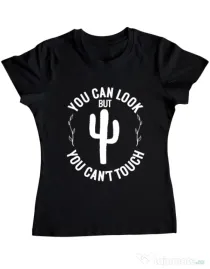 Tricou ADLER dama You can’t touch Negru