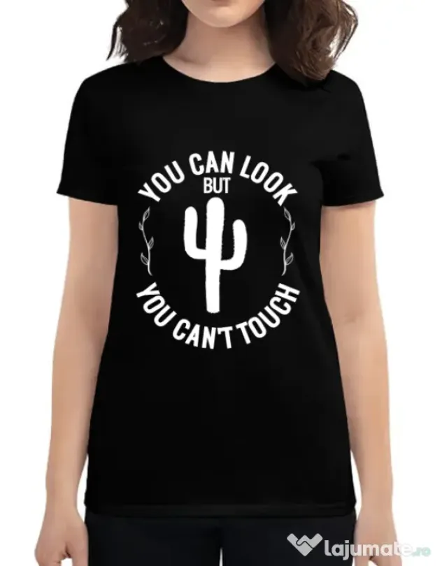 Tricou ADLER dama You can’t touch Negru