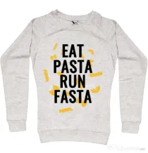 Bluza ADLER dama Eat pasta Migdala melanj