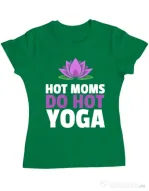 Tricou ADLER dama Hot yoga Verde mediu