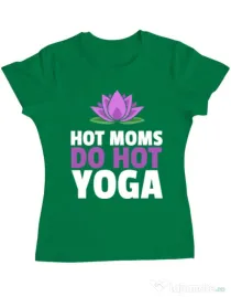 Tricou ADLER dama Hot yoga Verde mediu
