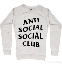 Bluza ADLER dama Anti social Club Migdala melanj