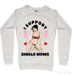 Bluza ADLER dama I Support Single Moms Migdala melanj