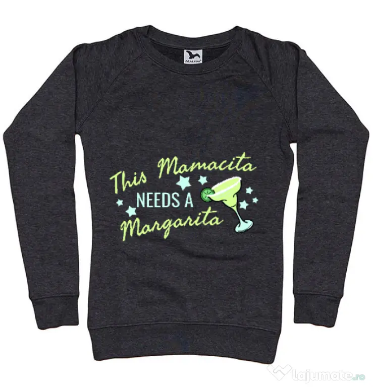 Bluza ADLER dama Mamacita Negru melanj