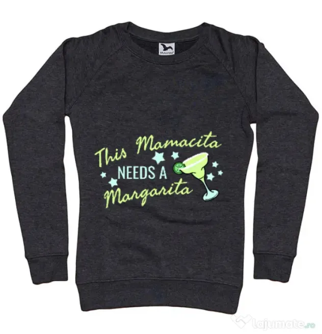 Bluza ADLER dama Mamacita Negru melanj