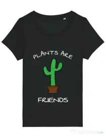 Tricou STANLEY STELLA dama Plants are friends Negru