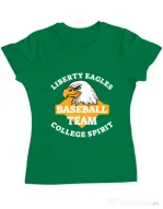 Tricou ADLER dama Liberty eagles Verde mediu