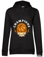 Hoodie dama cu gluga Champions Negru