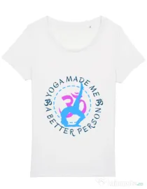 Tricou STANLEY STELLA dama A better person Alb