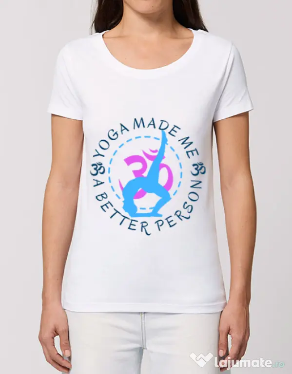 Tricou STANLEY STELLA dama A better person Alb