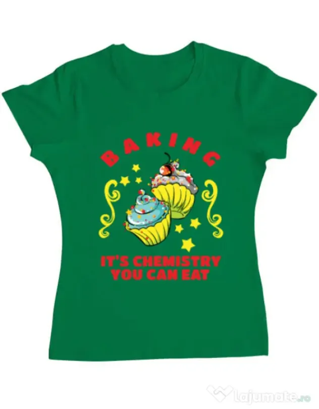 Tricou ADLER dama Baking Verde mediu