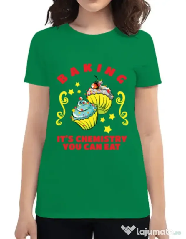 Tricou ADLER dama Baking Verde mediu